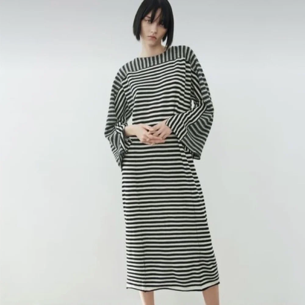 slim fit dress slacks Satin Flared Cuffs Tunic main image 1